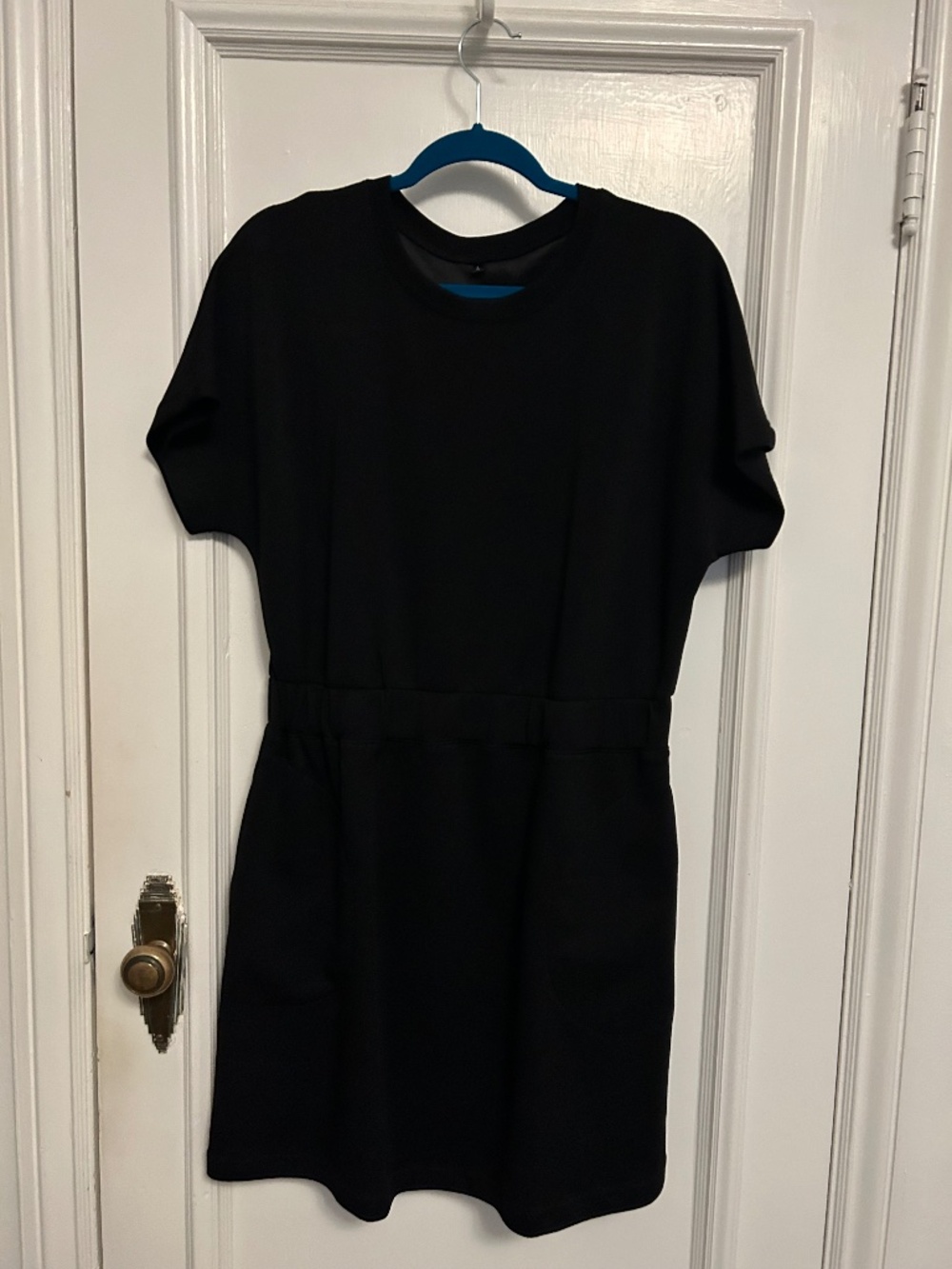 Unbranded Black Elastic Waist Dress Size Large